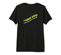 I Work Hard So My Cat Can Mom Tee Premium T-Shirt