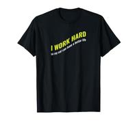 I Work Hard So My Cat Can Mom Tee T-Shirt