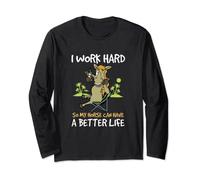 I Work Hard So My Horse Can Have A Better Life Funny Horse Long Sleeve T-Shirt