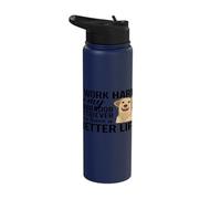 I Work Hard So My Labrador Can Have a Better Life - Dog Love Stainless Steel Insulated Water Bottle
