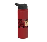 I Work Hard So My Labrador Can Have a Better Life - Dog Love Stainless Steel Insulated Water Bottle