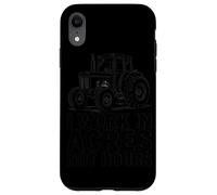 I Work in Acres Not Hours Farmer Pride Rural Lifestyle Case for iPhone XR