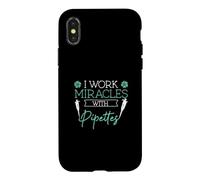 I Work Miracles With Pipettes Funny In Vitro Fertilization Case for iPhone X/XS