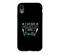 I Work Miracles With Pipettes Funny In Vitro Fertilization Case for iPhone XR