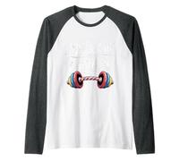 I Work Out to Eat More Gym Balance Fitness - Raglan Baseball Tee