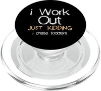 I work Out Toddlers Preschool Teacher Laughter Classroom Joy PopSockets PopGrip for MagSafe