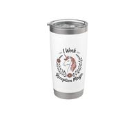 I Work Reception Magic, Receptionist Front Office Desk Stainless Steel Insulated Tumbler