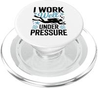 I Work Well Under Pressure Divine Enthusiast Diver Lover PopSockets PopGrip for MagSafe