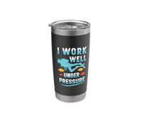 I Work Well Under Pressure Funny Scuba Diving Stainless Steel Insulated Tumbler