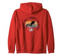 I Work Well Under Pressure Scuba Diving Diver Zip Hoodie