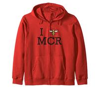 I Worker Bee Manchester. I love Manchester Zip Hoodie