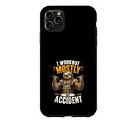 I Workout Mostly By Accident - Funny Sloth Design Case for iPhone 11 Pro Max