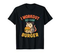 I Workout So I Can Eat Burger T-Shirt