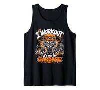 I Workout SO I CAN EAT Garbage Gym Humor Tank Top