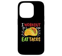 I Workout So I Can Eat Tacos Case for iPhone 14 Pro
