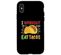 I Workout So I Can Eat Tacos Case for iPhone X/XS