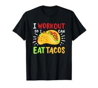 I Workout So I Can Eat Tacos Value Graphic T-Shirt
