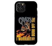 I Workout To Burn Off The Crazy Burning Shoes Running Cardio Case for iPhone 11 Pro