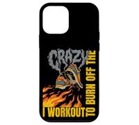 I Workout To Burn Off The Crazy Burning Shoes Running Cardio Case for iPhone 12 mini