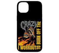 I Workout To Burn Off The Crazy Burning Shoes Running Cardio Case for iPhone 14 Plus