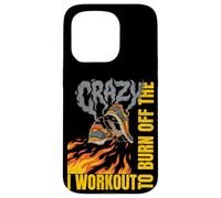 I Workout To Burn Off The Crazy Burning Shoes Running Cardio Case for iPhone 15 Pro