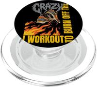 I Workout To Burn Off The Crazy Burning Shoes Running Cardio PopSockets PopGrip for MagSafe