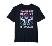 I Would but Mercury is in Retrograde Mercury Retrograde T-Shirt, Men's Big and Tall, Black, 3X Tall