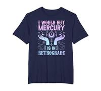 I Would but Mercury is in Retrograde Mercury Retrograde T-Shirt, Men's Big and Tall, Navy Blue, 4X Tall