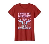 I Would but Mercury is in Retrograde Mercury Retrograde T-Shirt, Women, Cranberry Red, 3X-Large