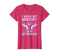 I Would but Mercury is in Retrograde Mercury Retrograde T-Shirt, Women, Red Heather, X-Large