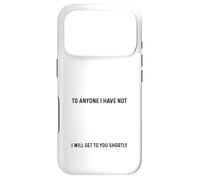 I Would Like To Apologise To Anyone I Haven't Offended Funny Case for iPhone 17 Pro