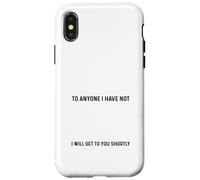 I Would Like To Apologise To Anyone I Haven't Offended Funny Case for iPhone X/XS