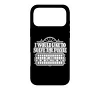 I Would Like to Solve the Puzzle Retro Word Game Humor Case for iPhone 17 Pro Max