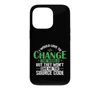 I Would Love to Change the World with Source Code Case for iPhone 13 Pro