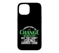 I Would Love to Change the World with Source Code Case for iPhone 15
