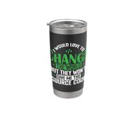 I Would Love to Change the World with Source Code Stainless Steel Insulated Tumbler