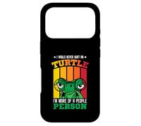 I would never hurt an turtle - I'm more of a people person Case for iPhone 17 Pro