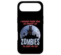 I Would Push You in Front of Zombies to Save My Cat Funny Case for iPhone Air
