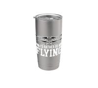 I Would Rather be a Pilot on an Airplane Stainless Steel Insulated Tumbler