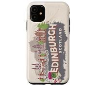 I would rather be in Edinburgh Scotland vintage souvenir Case for iPhone 11