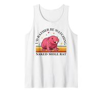I Would Rather be Watching Naked Mole Rat Lover Sand Puppy Tank Top