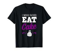 I Would Rather Eat Cake - Funny Asexual Pride Joke T-Shirt