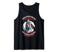 I Would Rather Stand with God Knight Templar Tank Top