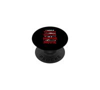 I Would Totally Survive In A Horror Movie Funny Halloween PopSockets Adhesive PopGrip