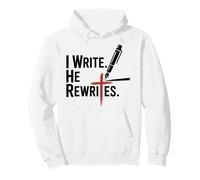 I Write He Rewrites Jesus Christian Faith Bible Pullover Hoodie