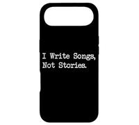 I Write Songs, Not Stories Funny Quotes Case for iPhone Air