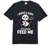I Wrote A Song It's Called Feed Me Panda Comfort Colors Adult Heavyweight T-Shirt