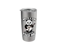 I Wrote A Song It's Called Feed Me Panda Stainless Steel Insulated Tumbler