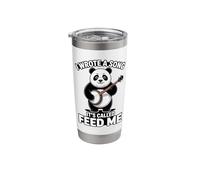 I Wrote A Song It's Called Feed Me Panda Stainless Steel Insulated Tumbler