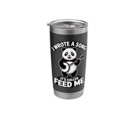 I Wrote A Song It's Called Feed Me Panda Stainless Steel Insulated Tumbler